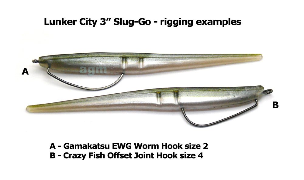 Lunker City 3 Slug-Go - Rainbow Trout (20pcs)