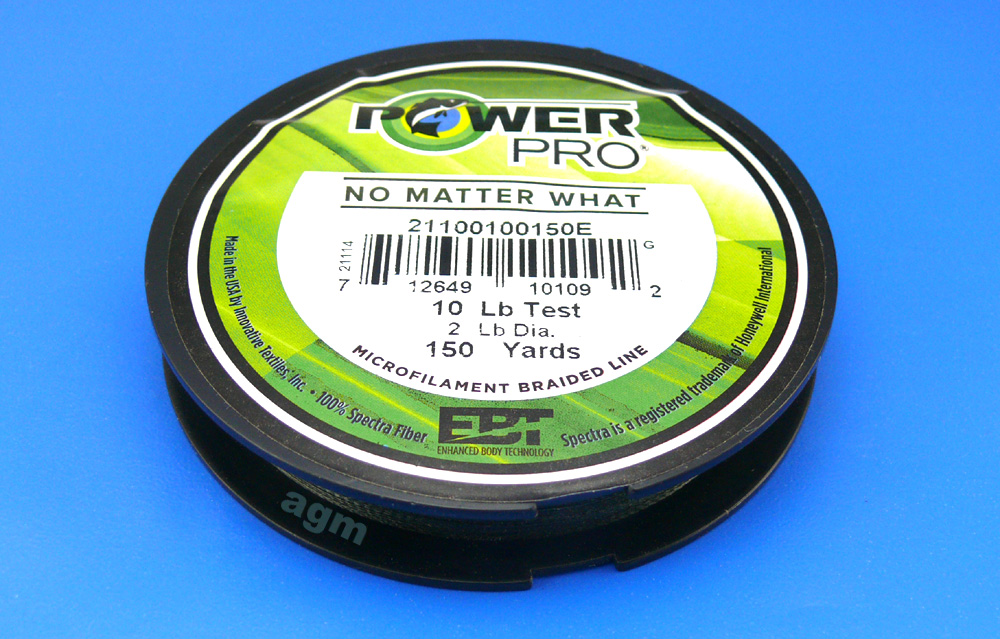 Power Pro Spectra Fiber Braided Fishing Line Moss Green 150yd 10lb