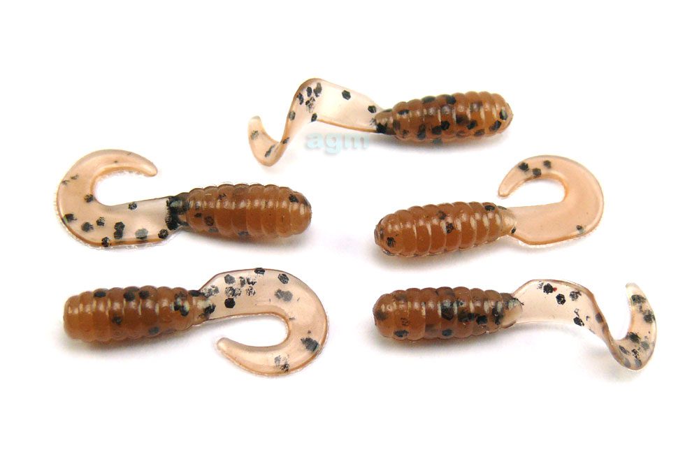 AGM 1 Curly Grub - Pumpkinseed (20pcs)