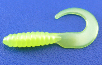 AGM 2" Curly Grub - Chartreuse Pearl (20pcs)