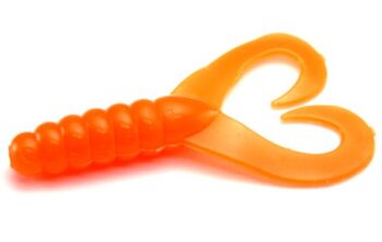 AGM 2" Twintail Grub - Orange (10pcs)