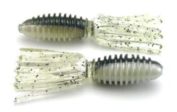 AGM 1.75" Skirt Grub - Smoke Shad (10pcs)