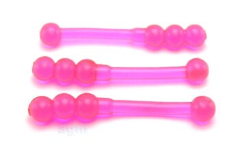 Big Bite 1.5in Ballzy Worm Pink 10pcs