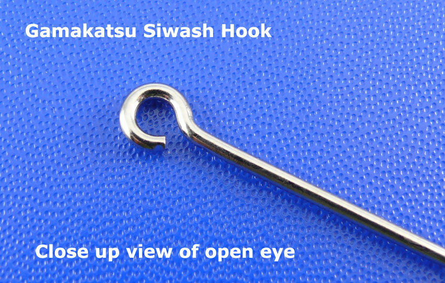 Gamakatsu Siwash (Open Eye) Hook - Size 2/0 (5pcs)