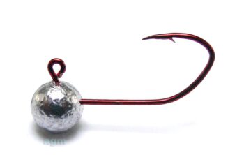 AGM Finesse Sickle Jig Head 1.5g - Size 6 RED (5pcs)