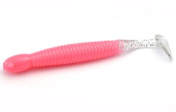 AGM 3.25" Paddler Grub - Bubblegum/Silver Tail (8pcs)