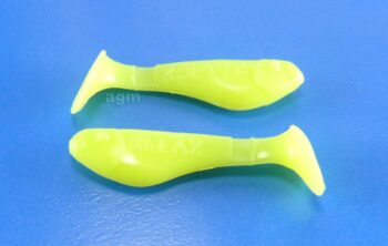 Relax 1in Kopyto Shad Silk Chartreuse 5pcs