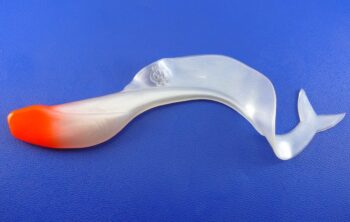 Orka 5.5" Marmaid - SW White Pearl/Red Head (3pcs)