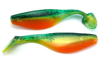 Big Bite 4" Shad - Fire Tiger (5pcs)