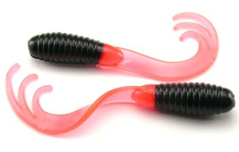 AGM 2" Triple Tip Grub - Black/Firetail (20pcs)