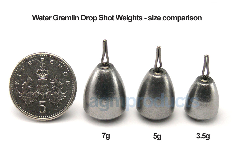 Water Gremlin Steel Drop Shot Weight 7g (3pcs)