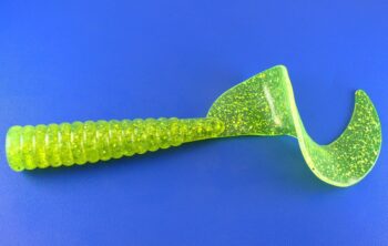 Kalins 7" Octogambo Grub - Chartreuse Hologram (2pcs)