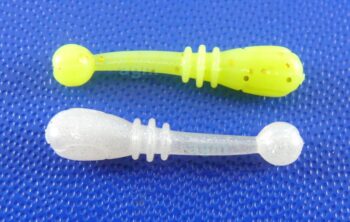 Crazy Fish 0.8in Whitebait 6 Chartreuse 49 Snow White 20pcs