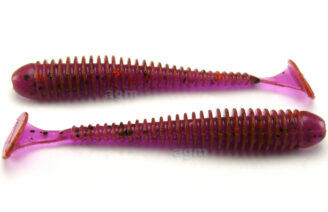 Crazy Fish 2" Vibro Worm - 12 Ultraviolet (8pcs)