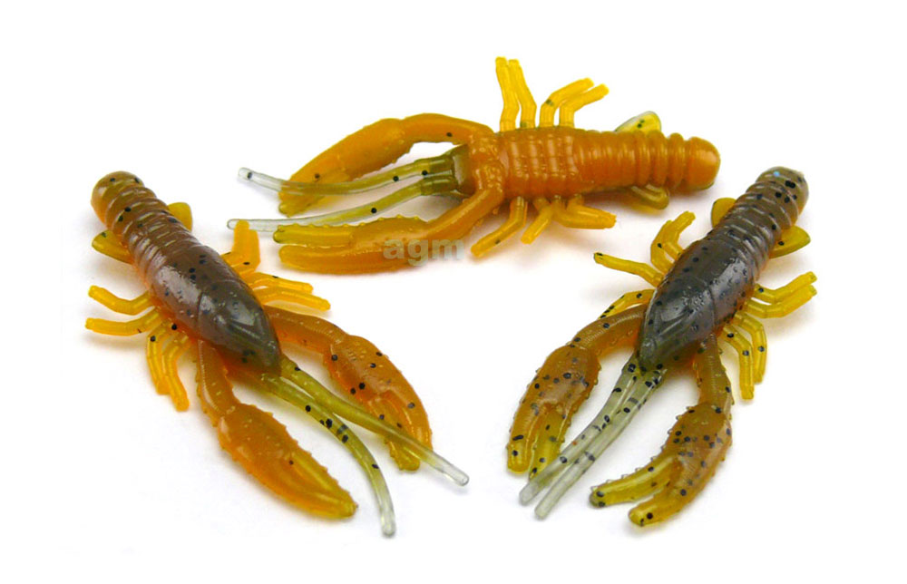 AGM 1.5 Micro Crayfish - Smokey Craw (10pcs)