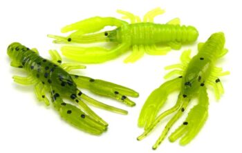 AGM 1.5" Micro Crayfish - Watermelon/Chartreuse (10pcs)