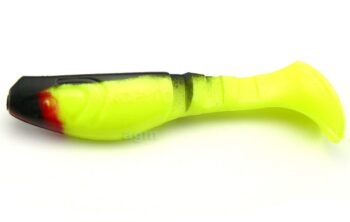 Relax 3" Kopyto Shad - Silk Chartreuse/Black Back (2pcs)