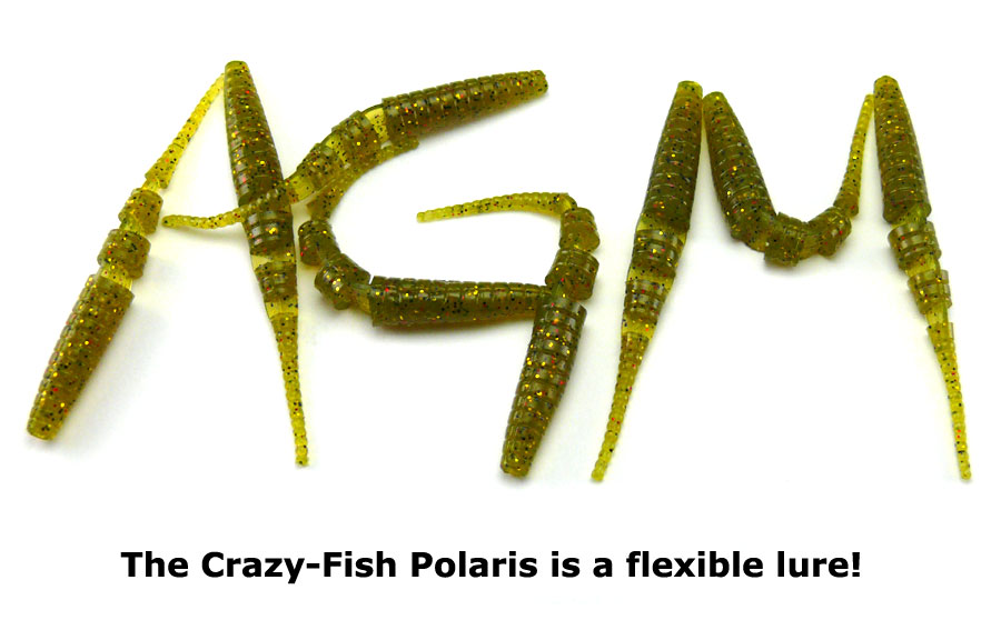 Crazy Fish 2.7" Polaris - 64 Fluo Orange (8pcs)