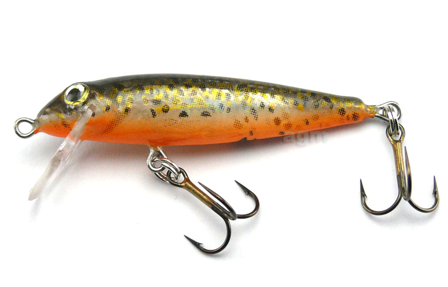Hester 2" Mad Minnow - Brook Trout/Orange Belly