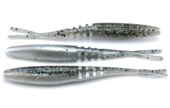 Big Bite 3.75" Jointed Jerk Minnow - Smoke Holo/Pearl (10pcs)