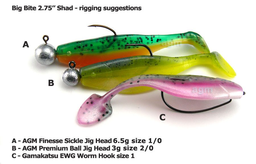 Big Bite 2.75 Shad - SS Shad (6pcs)