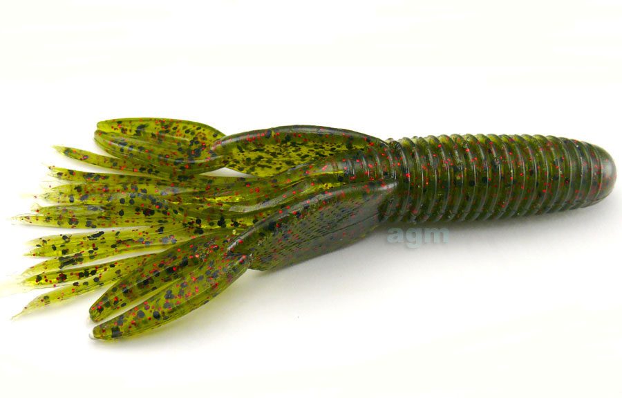 Big Bite 4 Craw Tube - Watermelon Red Flake (8pcs)