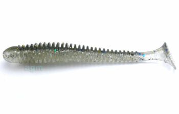 Crazy Fish 3.4" Vibro Worm - 10D Natural  (5pcs)