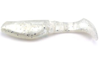 Relax 3" Kopyto Shad - Pearl/Silver Glitter (2pcs)