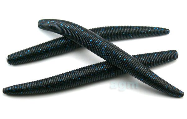Wave 5" Bamboo Stick - Black/Blue Flake (7pcs)