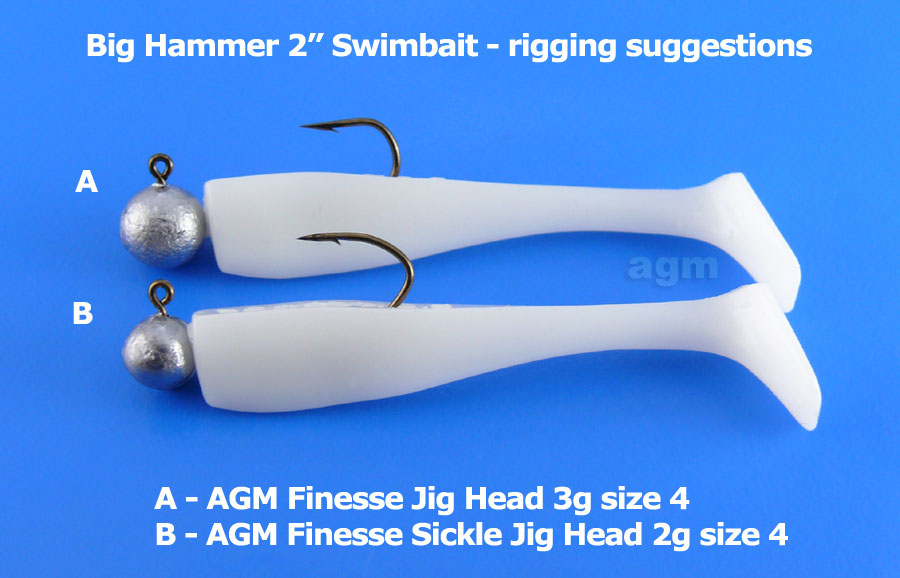 Big Hammer 2 Swimbait - Bubblegum Ice (6pcs)