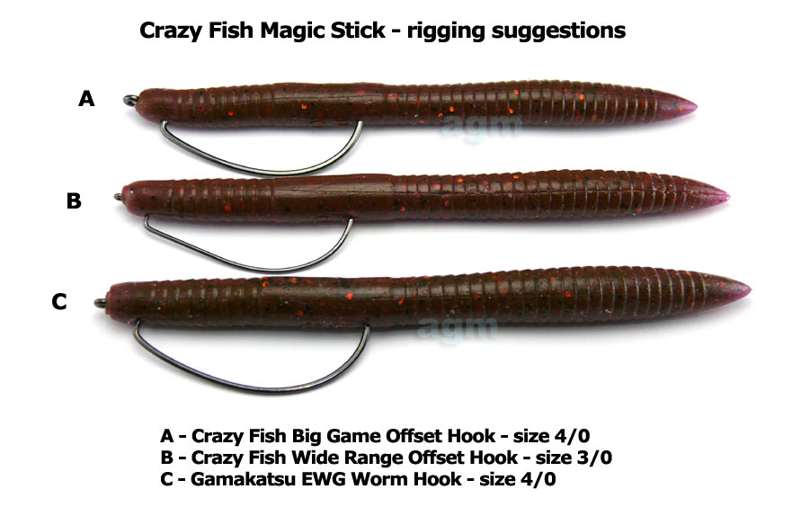 Crazy Fish 5.1" Magic Stick - 20 Kiwi (8pcs)