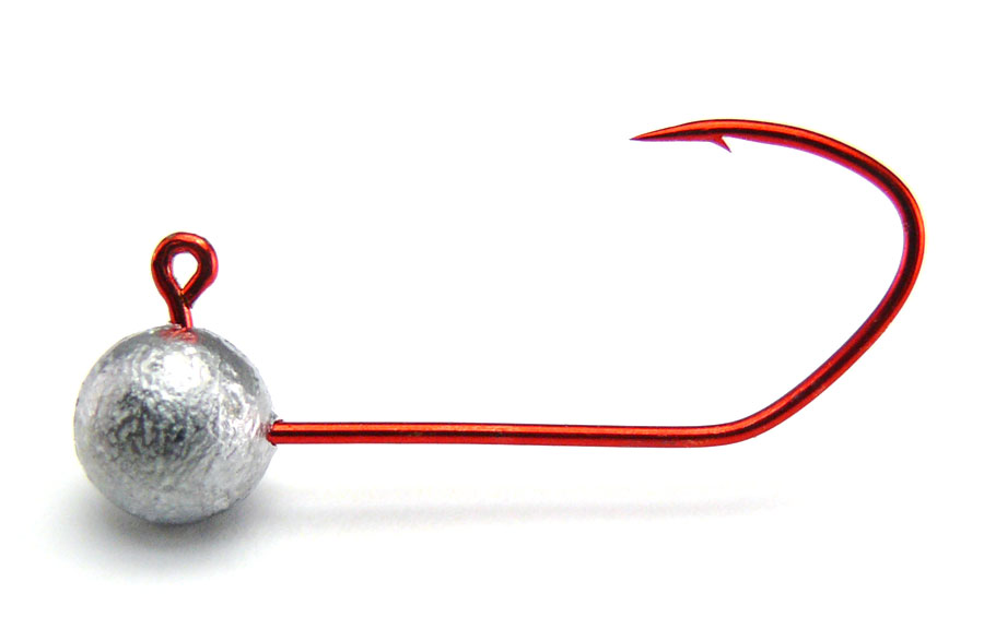 AGM Finesse Sickle Jig Head 3g - Size 1 RED (5pcs)