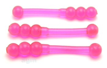 Big Bite 1.5" Ballzy Worm - Pink (10pcs)