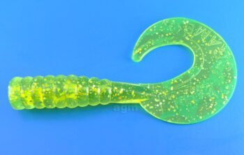 Kalins 5.5" Mogambo Grub - Chartreuse Hologram (4pcs)