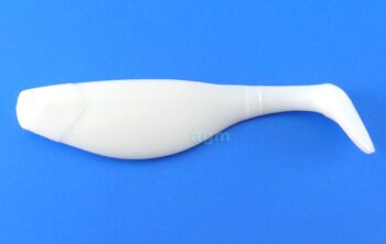 Big Bite 2.75in Shad White 6pcs