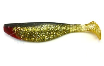 Relax 5in Kopyto Shad Clear Gold Black