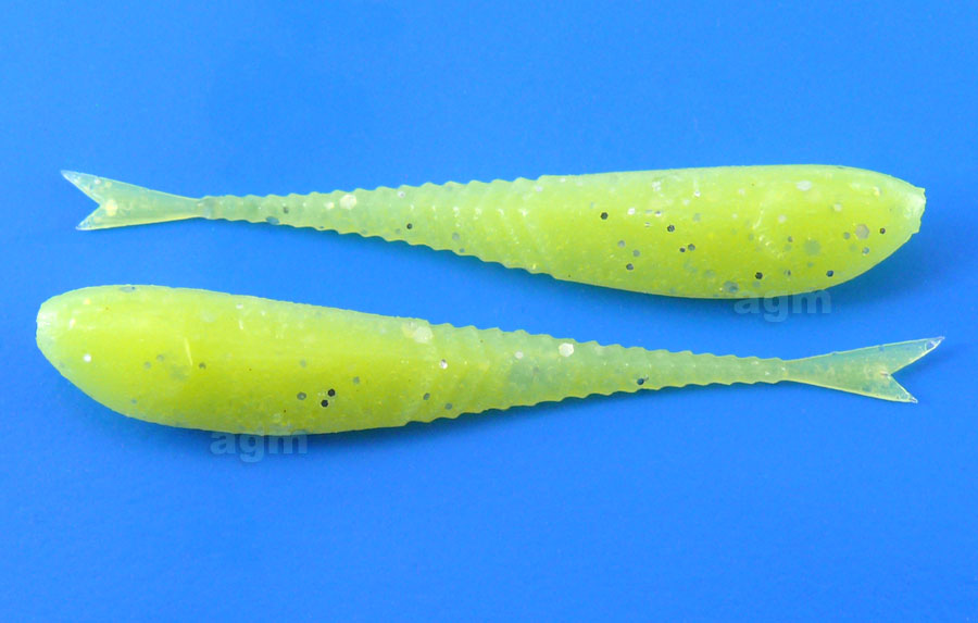 Crazy Fish 2" Floating Glider - 54 Green Acid (10pcs)