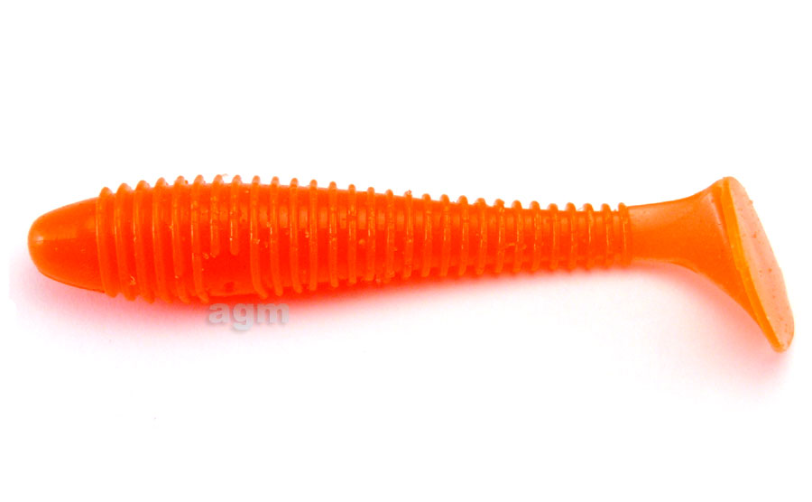 Crazy Fish 4" Vibro Fat - 64 Fluo Orange (4pcs)