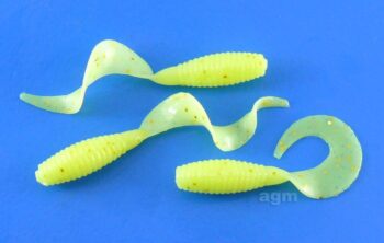 Crazy Fish 1" Angry Spin - 6 Chartreuse (8pcs)