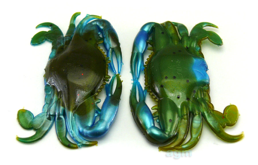 Rip Tide 2" Realistic Crab - Blue Crab (4pcs)