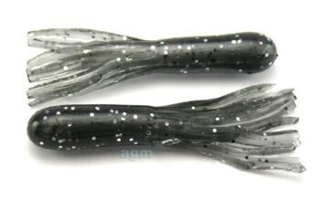 AGM 1.5" Mini Tube - Smoke/Silver Flake (10pcs)