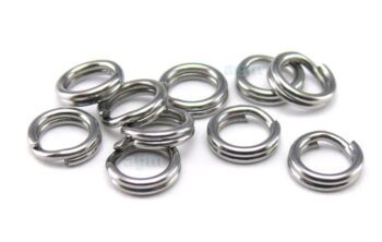 AGM Stainless Steel Split Ring 4mm/35lb (10pcs)