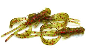 Crazy Fish 1.6in Nimble Blk/Red Watermelon 9pcs