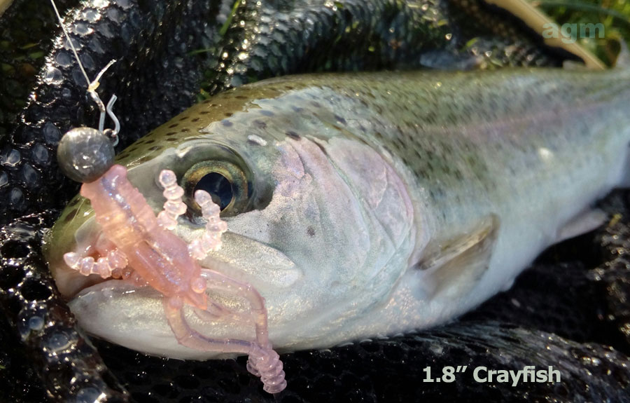 Crazy Fish 1.8" Crayfish - 54 Green Acid (8pcs)