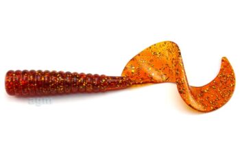 Kalins 7" Octogambo Grub - Gold/Gold Flake (2pcs)