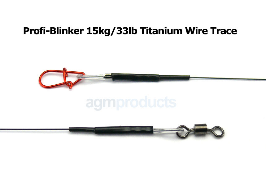 Profi-Blinker Titanium Wire Trace 12" x 15kg/33lb