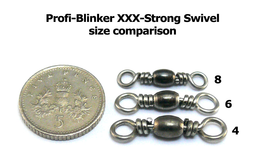 Profi-Blinker XXX-Strong Swivel - Size 4 (10pcs)