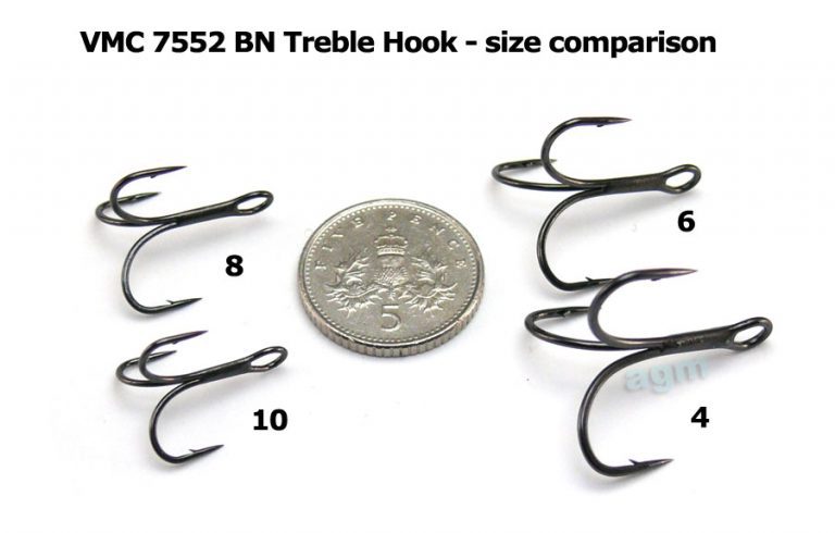 VMC Hamecon Triple 7554 2X Strong Inline Treble - H.No.1/0-7554 BN01