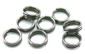 AGM Extra Strong Stainless Split Ring 7.6mm/260lb (8pcs)