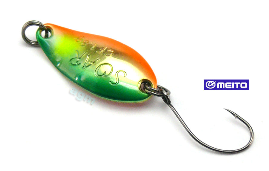 Crazy Fish Soar Spoon 1.8g - 36 Gold/Orange/Green